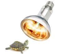 Reptile Ampoule Chauffante 80W UVA UVB, Lampe Chauffante Terrarium Durable pour Reptiles Et Amphibiens, Tortue, Gecko, Serpent (E27, 220V, Blanc)