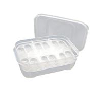 Reptile Breeding Box, 12-Grid Egg Hatcher, 6.3x4.33x1.97 inches, Transparent Incubation Tray, Hatching Container, Ideal for Geckos, Lizards, Snakes, Amphibians, Easy Monitoring