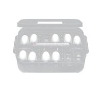Reptile Breeding Box,12 Grid Egg Hatching Tray, 6.3x4.33x1.97 inches Lightweight Design, Clear Lid Transparent Incubation Container for Geckos, Lizards and Amphibians