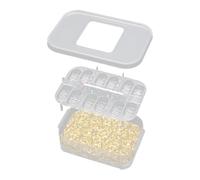 Reptile Breeding Box, Egg Hatching Tray, 12 Grid Incubator, 6.3x4.33in Transparent Design, Amphibian Container for Gecko, Lizards, Snakes, Lion’s Mane, Reptile Incubation