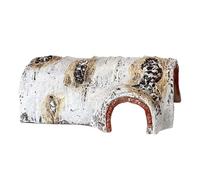 Reptile Cave - Bearded Dragon Resin Habitat with 3 entres, Réalistic Fade-Resistant Ornament, Spacious Secure Shelter For Small Pets, For Spiders Frogs Hermit Crabs Lizards Snakes