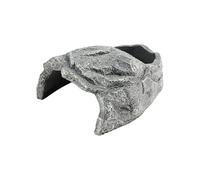 Reptile Cave - Resin Rock Shelter House, Amphibian, Terrarium Basking Decor, Reptile Habitat Ornament, Mini Animal Shelter, Naturalistic Pet Cave for Lizards Bearded Dragon Snake Fish Tank