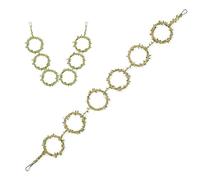 Reptile Climbing Rope - Hanging Ring Perch Toy, Flexible Tank Enrichment Accessory, Habitat Exercise Tool | Animal Activity Stimulation Equipment, Designed for Snake Iguana Frog Terrarium Use