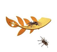 Reptile Climbing Toy,Suction Cup Leaf Shape Decoration,Snake Enrichment Toys - for Lizard Leopard Gecko Bearded Dragon Frog Basking Habitat