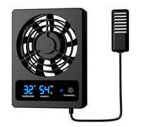 Reptile Cofrance Fan - Dispositif de ventilation Terrarium, ventilateur de refroidissement numérique | Ventilation du réservoir réglable pour Amphibiens Salamandre Frogs Lizards Équipement d