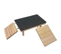 Reptile Dock for Basking - Flat Habitat | Easy Install Wooden Ramp