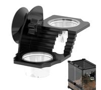 Reptile Feeder Ledge,Récipient pour Reptiles | Distributeur De Nourriture À Ventouse, Bol pour Terrarium, Accessoires pour Caméléon Serpent Lézard