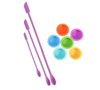Reptile Feeding Bowl, Silicone Reusable Dish Set, Small Spoon Pet Feeder