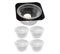 Reptile Feeding Dish, Lizard Water Bowl, Gecko Food Feeder, Detachable Design, Space Saving Tank Accessory, Easy to Clean, Sturdy Acrylic, Suitable for Cages, Terrariums, and Reptile Habitats