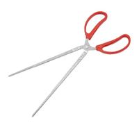 Reptile Feeding Tongs - 38cm Steel Tweezers, Extra Long Feeding Tool, Snake Tank Accessories, Durable Grip Tongs Safe Reptile Handling Nurturing Tool for Snakes Lizards Amphibians Care
