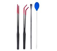 Reptile Feeding Tweezers - Feeding Tongs For Reptile | Reptiles Feeder Tool With Rubber Tip, Feedings Clamp For Snakes | Ergonomic Long Handle Feeder Tool With Rubber Tip, Terrarium Accessories For Li