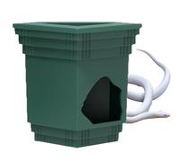 Reptile Food Dish - 2 in 1 Lizards House Feeding Bowl for Aquarium |Fish Tank Decor Aquarium Decorations, Fish Tank Accessories Basking Area for Shrimp Crab Leopard Indoor