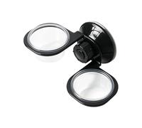 Reptile Food Dish, Wall Mounted Feeder Bowl, Suction Cup Removable Feeding Cup for Turtle Lizard Snake Gecko Chameleon Frog Hermit Crab Python Spider Tank Habitat Glass Enclosure Use Home Care Setup