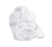 Reptile Food Feeder Bowl, Suction Cup Gecko Tray, 3.39x2.6x1.18 inches, Wall Mounted Feeding Ledge, Non Toxic for Lizards, Chameleons, Tree Frogs, Multicolor