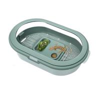 Reptile Habitat Aquarium-Turtle et Terrapin Anti-Escape Box | Alimentation, creuset, clôture de repos pour crabe, tortue, petits reptiles, aide intérieure ou extérieure, accès facile