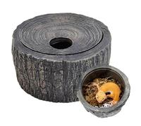 Reptile Habitat | Realistic Habitat Aquarium Decor,Tree Trunk Aquarium Climbing Gecko Cave - Turtle Gecko Terrarium Enclosure Home Office Pet Breeders Family