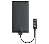 Reptile Heat Pad - Reptile Heating Pad Under Tank, Crab Heater Heat Mat For Reptiles, Reptile-Heating-Pad, Plant Seedlings Supplies With Thermostat, Gecko Heated Mat For Keeper Breeder Lizard Gecko