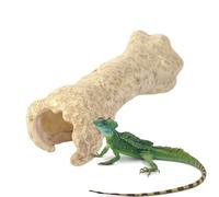 Reptile Hide - Reptile Shelter - Small Lizard Hideaway and Climbing Habitat Decor | Cozy Cave for Gecko Bearded Dragon accessories, Snake Turtle Frog, Terrarium Accessories for Enclosure Setup