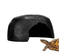 Reptile Hide, Reptiles Shelter, Small Lizard Hideaway Cave with Humidifying Sinks, Natural Looking Habitat Decor for Gecko Bearded Dragon Snake Turtle Frog Amphibian Terrarium Tank
