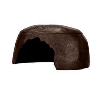 Reptile Hide, Reptiles Shelter, Small Lizard Hideaway Cave with Humidifying Sinks, Natural Looking Habitat Decor for Gecko Bearded Dragon Snake Turtle Frog Amphibian Terrarium Tank