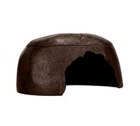 Reptile Hide, Small Lizard Shelter, Humidified Habitat Decor with 3 Sinks, Comforting Enclosed Design 11.81x7.87x5.91 inches for Gecko, Bearded Dragon, Snake, Turtle & Frog