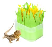 Reptile Humidifier - Fiber Cloth Abs 3cm, Tank Moisture, Imitation Plants Design | Natural Habitat Balance Decorative Appeal, Tortoise Box For Bearded Dragons, Geckos, Turtles, Amphibians, Snakes