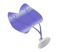 Reptile Leaf Habitat - Realistic Frog and Turtle Decorative Basking Leaf, Suction Cup Climbing and Resting for Gecko Hermit Crab Lizard Chameleon Turtle Indoor Terrarium Aquarium Decor