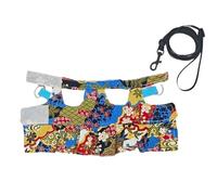 Reptile Lizard Harness, Soft Adjustable Vest with Leashed, Comfortable and Escape-Proof Design 1.65 Meters, Ideal for Lizards, Chameleons, Hamsters and Mice