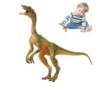 Reptile miniature de qualité professionnelle - Statuette préhistorique très détaillée, modèle animal ancien universel | Figurine Compy réaliste pour les passionnés de sciences, matériel, fournitures,