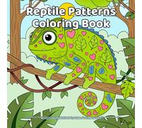 Reptile Patterns Coloring Book for Kids: Easy and Cute Reptile Patterns to Color Including Turtles, Snakes, Lizards, Geckos, Crocodiles, and ... Coloring Pages for Learning and Creativity
