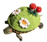 Reptile Pet Costume - Turtle Outfit, with Adjustable Straps, 3D Mushroom Dress | Cute Pet Clothing for Outdoor Indoor Walking Party Cosplay Photoshoot Winter Cold Weather Wear Small Animals