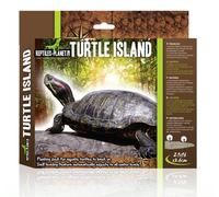 REPTILE PLANET-Île flottante pour tortue aquatique avec ascenseur coloris marron Reptile Planet Turtle Island - Taille M - 21 x 16 x 3,6 cm