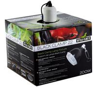 REPTILE PLANET-Lampe pour vivarium Reptile Planet Black Clamp 22 - diamètre 22 x H 24,5 cm