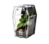 Reptile Terrarium - 18 * 10.4 * 10cm Acrylic Tank | Breathable Pet Habitat