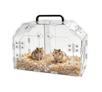 Reptile Terrarium - Clear Enclosure for Lizard Snake Gecko Housing | Ventilated Acrylic Box with Secure Lock Lid, Portable Habitat Tank, Small Animal Habitat for Turtle Frog Spider Mantis Use