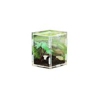 Reptile Terrarium - Portable Reptile Enclosures | Climbing Pet Breeding Box | Acrylic Feeding Boxes, Pet Climbing Terrarium Lizard Breeding Case, Tarantula Scorpion Sling Isopods Lizards
