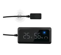 Reptile Thermometer Hygrometer - Digital Temperature And Humidity Gauge For