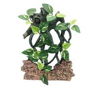 Reptile Tree - Terrarium Flora Shroud Bio-Mimicry Branch Realistic Bark, Naturalistic Habitat Mimic Textured Climbing Pole Suction Grip Bough | Vacuum Mounted Limb for Chameleon Snake Tank