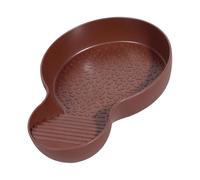 Reptile Water Dish, Tortle Pool, Anti Slip Tortoise Bowl, Lightweight Sturdy Snake, Bearded Dragon Bathing Pool for Indoor, Present, Gecko, 26,5 x 18 x 4,2 cm