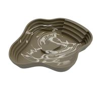 Reptile Water Dish with Ramp | Tortoise Bathing Pool for Amphibians | Reptile Habitat Accessories, Gecko, Bearded Dragon, Lizard, Frog, Snake, Salamander Drinking and Soaking Dish**