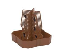 Reptiles Food Bowl, Small Animal Feeder Climbing Ladders, 5.83x5.83x6.1 inches Adorable Non-Slip Reptile Feeder Bowls with Climbing Ladder for Chameleon, Bearded Dragon