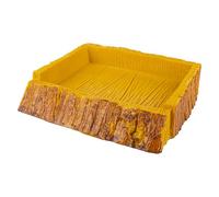 REPTILES PLANET - Forest Dish - Gamelle ou Abreuvoir pour Reptiles - 14.5 X 12.5 X 3 cm