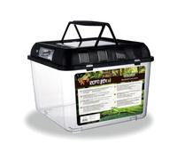 Reptiles Planet - Repti Box M - Boite de Transport en Plastique avec Couvercle Amovible - 26 x 26 20 cm