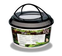 REPTILES PLANET - Repti Box Round - Boite de Transport en Plastique Ronde avec Couvercle Amovible - Ø 30 cm - H 19 cm