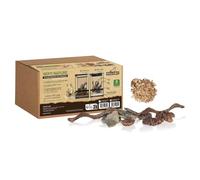 REPTILES PLANET - Repti Nature Hêtre - Kit Substrat Hêtre et Décoration
