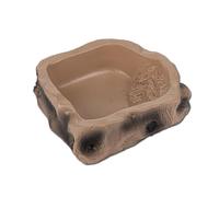 Reptiles Planet - Resin Cave Bowl - Gamelle ou Abreuvoir pour Reptiles - 8,2 x 8 x 2,5 cm