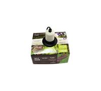REPTILES PLANET-Support de lampe black clamp diamètre 14 x H 16 cm