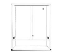 Reptiles Planet - Terrarium Aluminium Elegance - Couleur Blanc - 62,5 x 45 x 90 cm