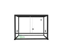 REPTILES PLANET-Terrarium pour reptile coloris noir en aluminium Reptile Planet Élégance - 45 x 30 x 30 cm