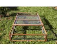REPTILES PLANET-Tortoise Park pour tortue enclos extérieur grillagé en bois Reptile Planet - 200 x 100 x 25 cm